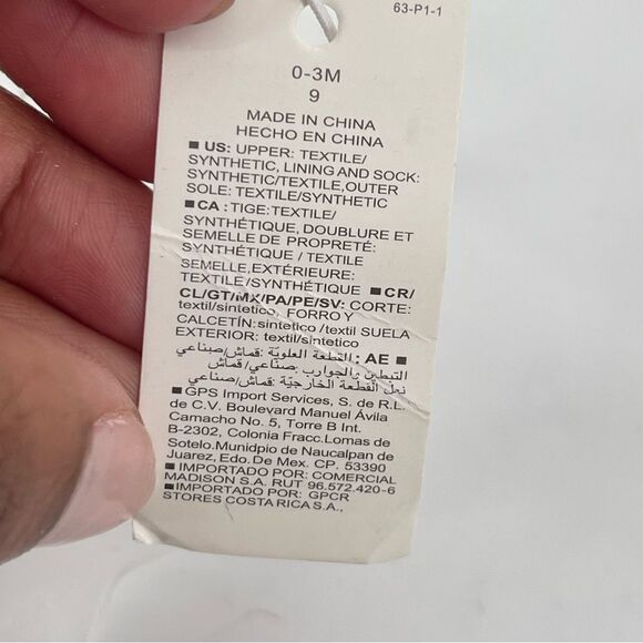 Old Navy Baby Girl’s Gradiant Rainbow Strappy Mixed Material Sandals 3 Months - Picture 12 of 14